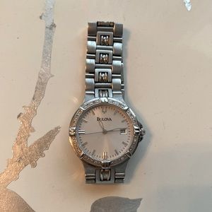 Silver Bulova Watch